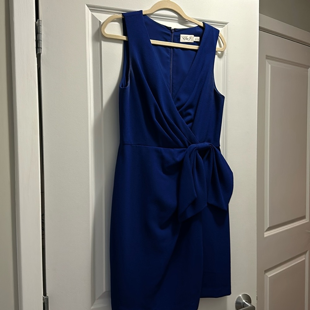 Eliza J bow cocktail dress
